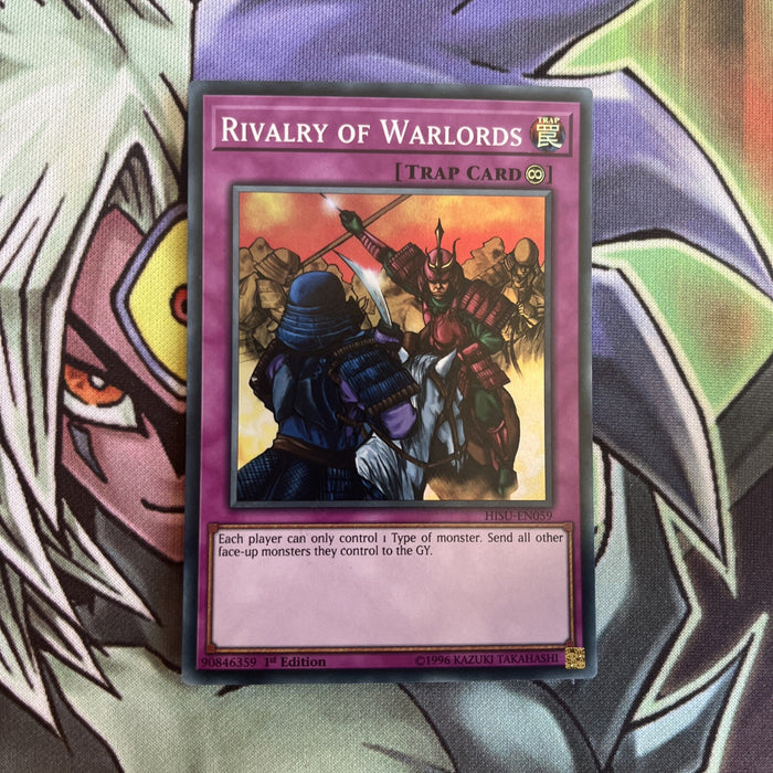 HISU-EN059 Rivalry Of Warlords Super Rare 1st Edition NM Yugioh Card