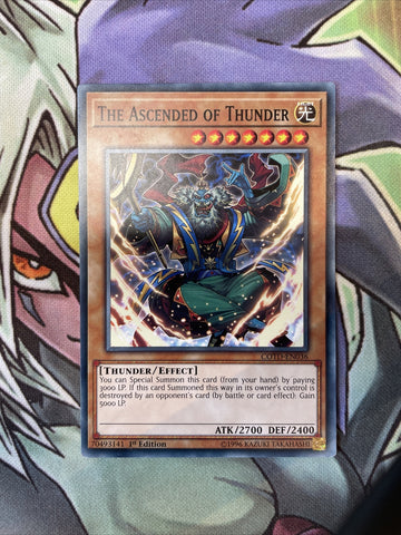 COTD-EN036 The Ascended Of Thunder Common Varying Edition NM Yugioh Card