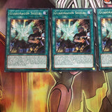 SAST-EN061 Yugioh 3x Rare Guardragon Shiled 1st Edition (NM)