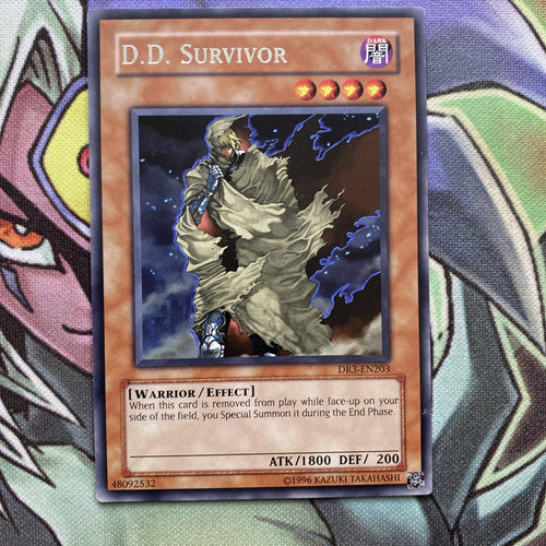 DR3-EN203 D.D. Survivor Rare Unlimited Edition NM Yugioh Card