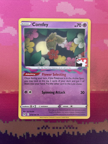 Pokemon Card Comfey Prize Pack Rare 079/196 NM