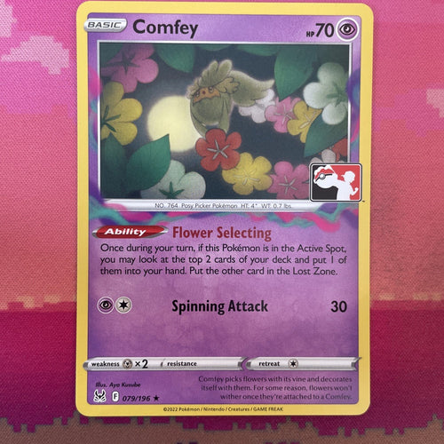 Pokemon Card Comfey Prize Pack Rare 079/196 NM