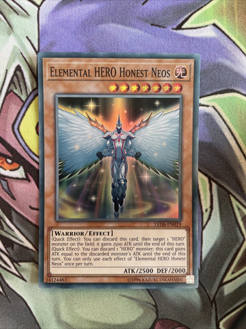 LED6-EN019 Elemental Hero Honest Neos Super Rare Unl Edition NM Yugioh Card