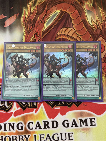 SECE-ENSP1 DRAGOONS OF DRACONIA Yugioh