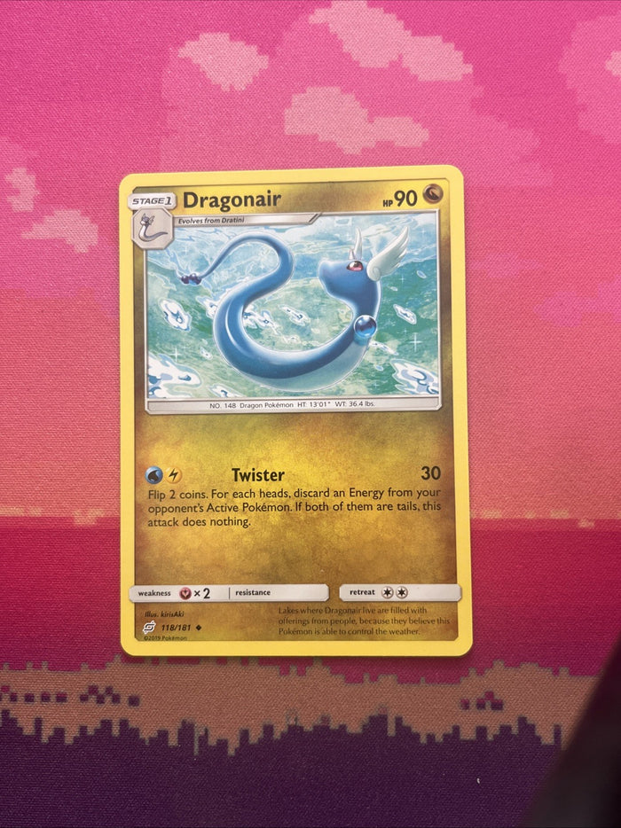 Pokemon Card Dragonair Team Up Uncommon 118/181 Near Mint