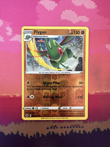 Pokemon Card Flygon Brilliant Stars Reverse Holo Rare 076/172 NM