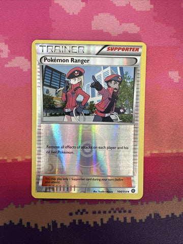 Pokemon Card Pokemon Ranger Steam Siege Reverse Holo 104/114 Near Mint