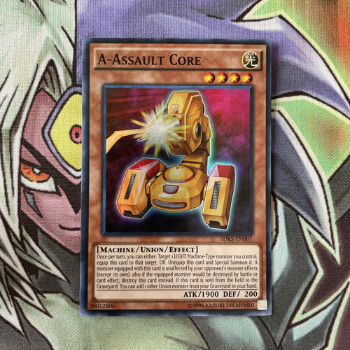 SDKS-EN001 A-Assault Core Super Rare UNL Edition NM Yugioh Cards