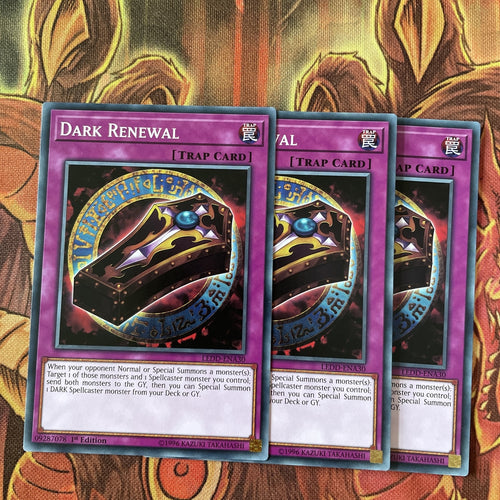 LEDD-ENA30 x3 Dark Renewal Common Playset Yugioh