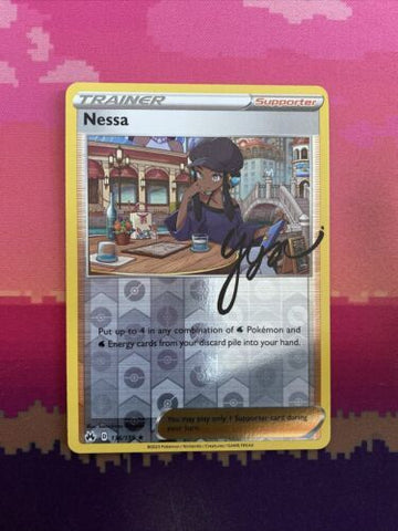 Pokemon Card Nessa Crown Zenith Reverse Holo Rare 136/159 Near Mint