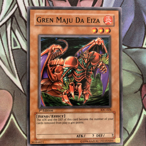 IOC-024 Gren Maju Da Eiza Common 1st Edition NM Yugioh Card