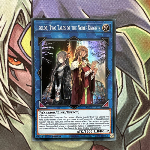 AMDE-EN052 Isolde Two Tales Of Noble Knights Super 1st Edition NM Yugioh Card
