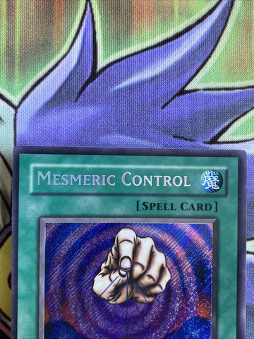SOI-ENSE4 Mesmeric Control Secret Rare Limited Edition NM Yugioh Card (back)