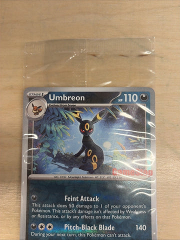 Umbreon Gamestop 130/197 Promo Sealed (back)