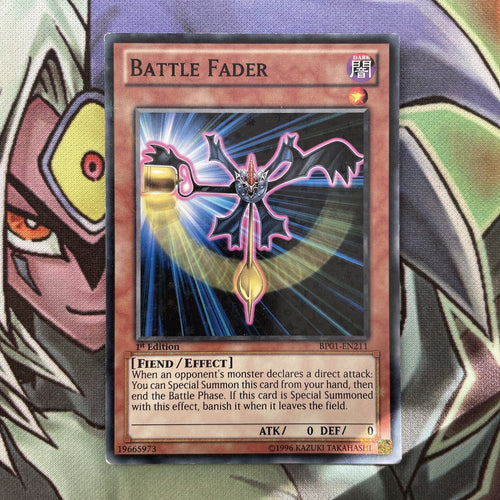 BP01-EN211 Battle Fader Starfoil Rare 1st Edition NM Yugioh Card