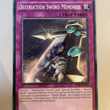 TDIL-EN075 Destruction Sword Memories Common NM 1st Ed Yugioh Card