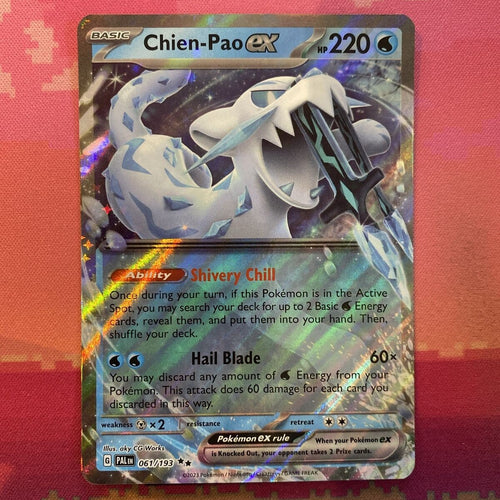 Pokemon Card Chien-Pao ex 061/193 Ultra Rare Paldea Evolved Near Mint