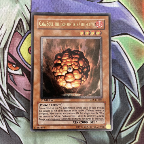 RDS-EN028 Gaia Soul The Combustible Collectible Ultimate Rare 1st Ed NM Yugioh C