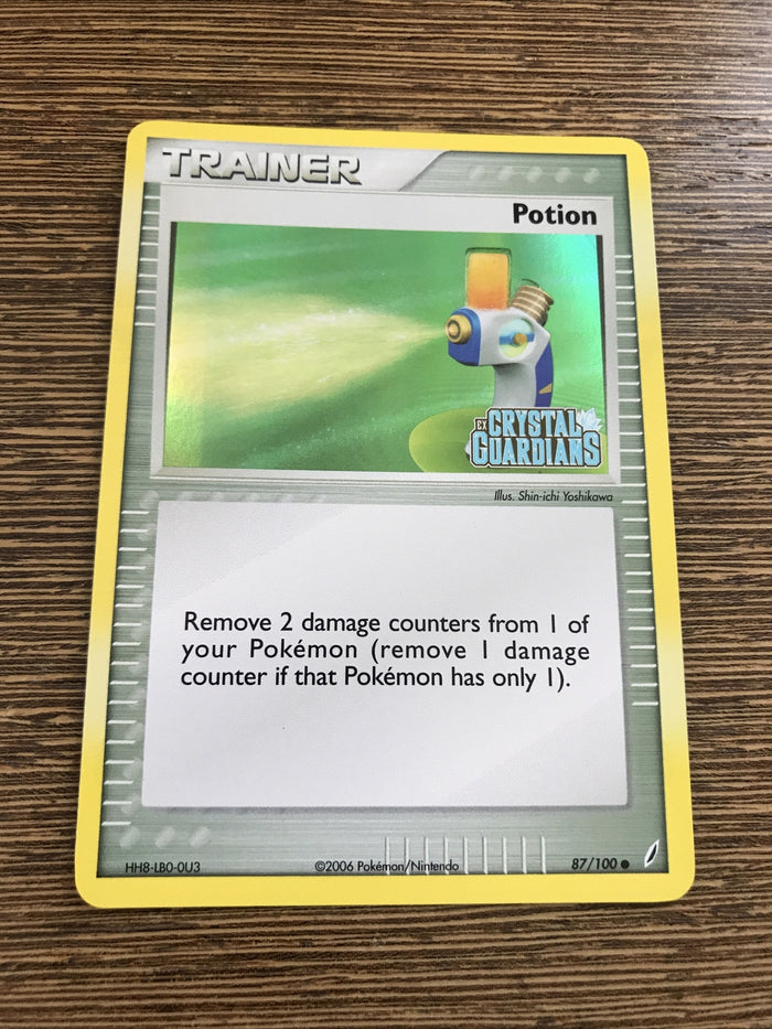 POKEMON Card POTION REVERSE HOLO EX CRYSTAL GUARDIANS 87/100