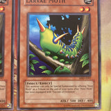 MRD E007 Yugioh | Larvae Moth × 3 | Common