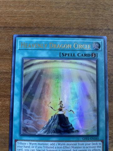 GFP2-EN165 Heavenly Dragon Circle Ultra Rare 1st Edition Mint YuGiOh Card (back)