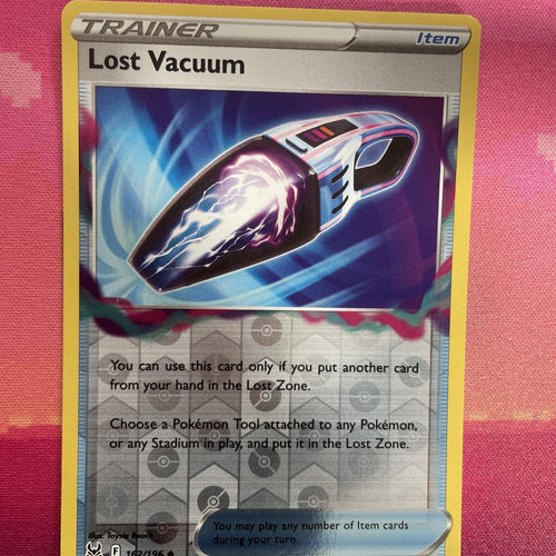 Pokemon Card Lost Vacuum Lost Origin Reverse Holo 162/196 NM