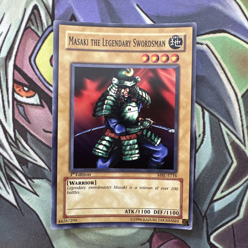 MRL-E116 Masaki The Legendary Swordsman Common 1st Edition NM Yugioh Card