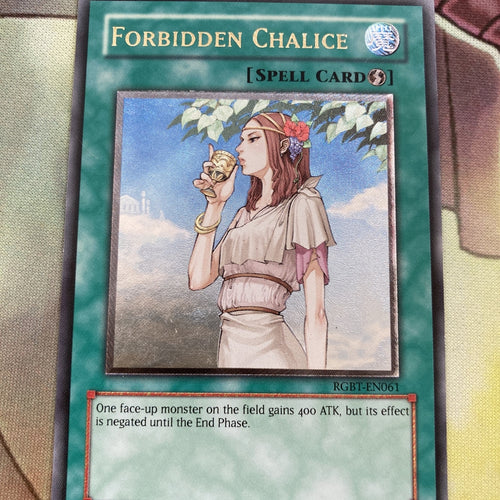 RGBT-EN061 Yugioh! Forbidden Chalice Ultimate Rare NM
