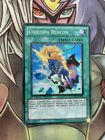 DREV-EN055 Unicorn Beacon Super Rare 1st Edition NM Yugioh Card