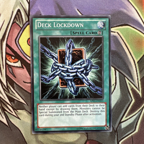 AP03-EN023 Deck Lockdown Common Unlimited Edition NM Yugioh Card