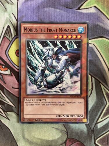 SP15-EN004 Mobius The Frost Monarch Shatterfoil Rare 1st Edition NM Yugioh Card