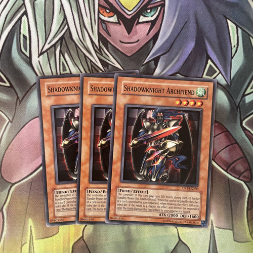 DR1-EN230 x3 Shadowknight Archfiend Common Excellent Condition Yugioh