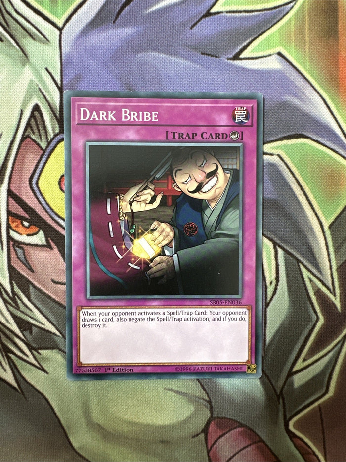 SR05-EN036 Dark Bribe Common 1st Edition NM Yugioh Card