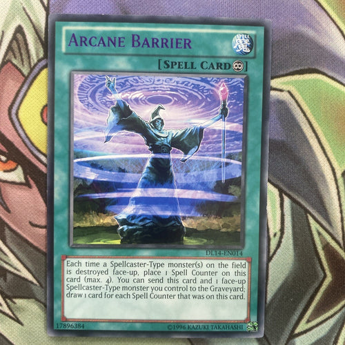 DL14-EN014 Arcane Barrier Purple Rare 1st Edition NM Yugioh Card