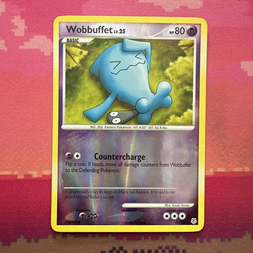 Pokemon Card Wobbuffet Diamond & Pearl Reverse Holo Rare 41/130 NM