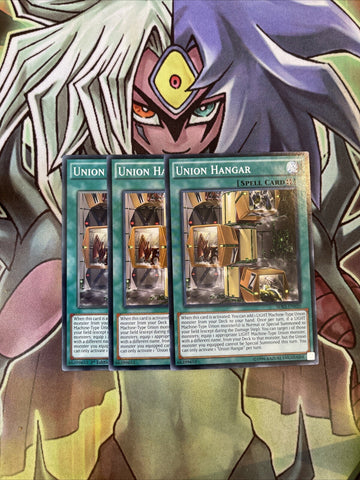 SDKS-EN020 x3 Union Hangar Common Excellent Condition Yugioh
