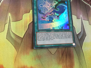 OP09-EN011 Sekka's Light Super Rare Yugioh (back)