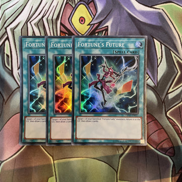 OP11-EN011 Fortune's Future Super Rare x3 Excellent Condition Yugioh