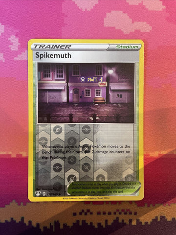 Pokemon Card Spikemuth Darkness Ablaze Reverse Holo 170/189 Near Mint