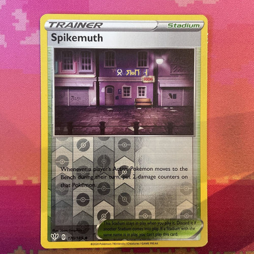 Pokemon Card Spikemuth Darkness Ablaze Reverse Holo 170/189 Near Mint