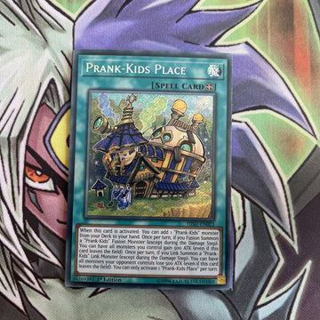 HISU-EN023 Prank-Kids Place Secret Rare 1st Edition NM Yugioh Card