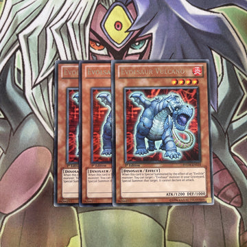 PHSW-EN019 x3 Evolsaur Vulcano Rare Excellent Condition Yugioh