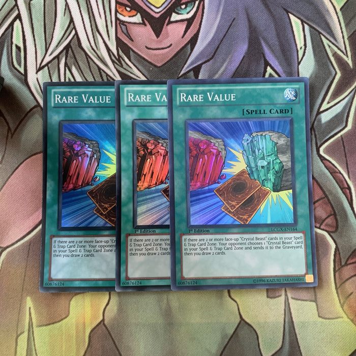 LCGX-EN164 x3 Rare Value Super Rare Excellent Condition Yugioh