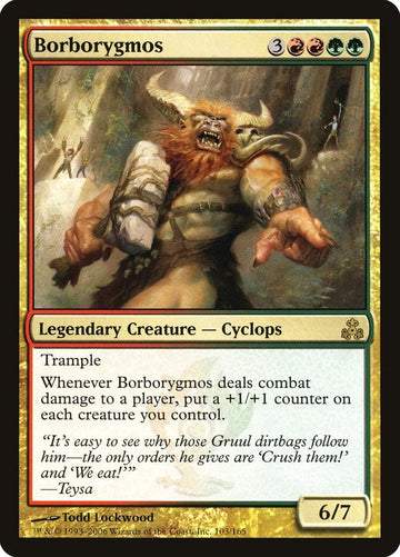 Borborygmos - Guildpact Excellent Magic MTG