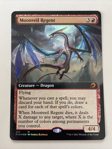 Moonveil Regent FOIL - Innistrad: Midnight Hunt Extended Excellent Magic MTG