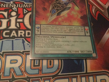 NECH-EN021 Qliphort Scout - Unlimited - Ultra - Yugioh (back)