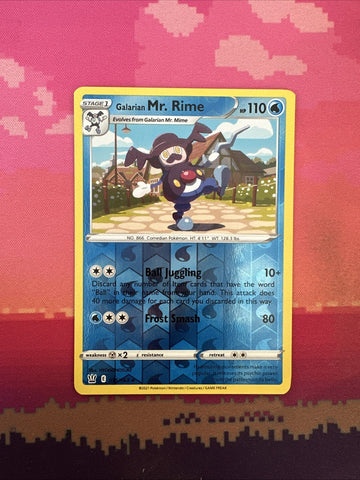 Pokemon Card Mr. Rime Battle Styles Reverse Holo Rare 035/163 Near Mint