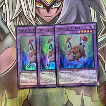 CROS-EN042 x3 Frightfur Sheep Super Rare Excellent Condition Yugioh
