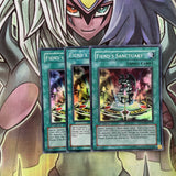 DPKB-EN035 x3 Fiend's Sanctuary Super Rare Excellent Condition Yugioh