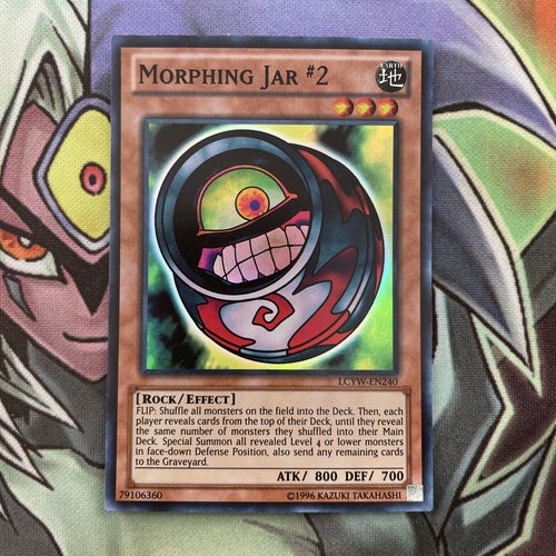 LCYW-EN240 Morphing Jar #2 Super Rare UNL  Edition NM Yugioh Card